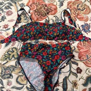 Summersalt Floral Print Bathing Suit - Multicolor